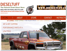 Tablet Screenshot of dieseltuff.com